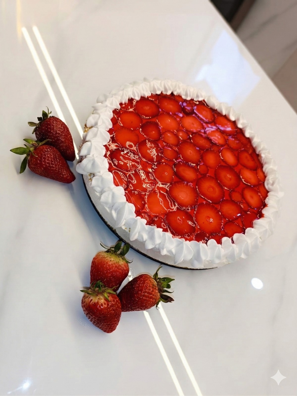 Cheesecake de fresa artesanal